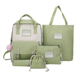5-Piece Laptop Shoulder Pencil Case Set for Women