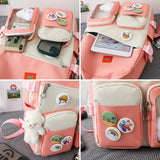 Teenager Girl Student High Capacity Backpack for School, Waterproof BookBags