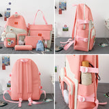 Teenager Girl Student High Capacity Backpack for School, Waterproof BookBags