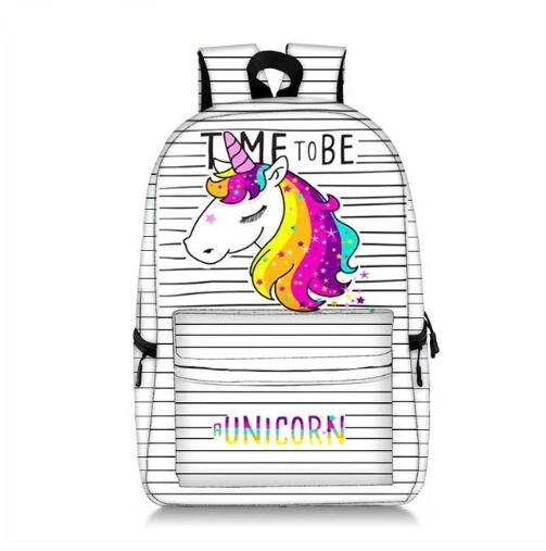 Unicorn Panda Backpack for Girls - Cute Cartoon School Bag
