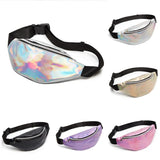 Sequin Women Waist Bag Fanny Pack Running Zip Belt Clutch Purse
