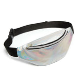 Sequin Women Waist Bag Fanny Pack Running Zip Belt Clutch Purse