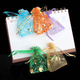 50 Pcs Mini Drawstring Organza Jewelry Pouch Gift Bags Wedding Candy Pendant