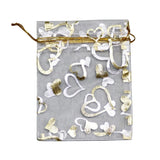 50 Pcs Organza Bags Multicolor Wedding Favour Bags Christmas Halloween