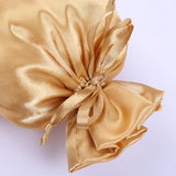Silk Stain Drawstring Bag for Jewelry Hair Travel Watch