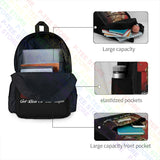 50Cent Get Rich Or Die Tryin'Rap List No.Mv2490 Large Capacity Backpack