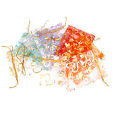 50Pcs Organza Bag Jewelry Tulle Drawstring Jewelry Packaging Wedding Gift