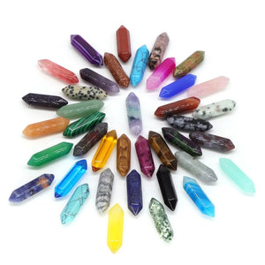 50pcs Chakra Natural Quartz Stone Reiki Healing Home Ornament