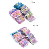 50pcs Organza Gift Bags 7*9 9*12cm Drawstring Pouches for Wedding Party