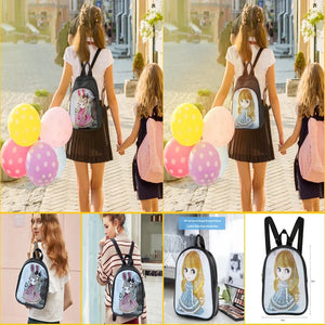 Princess Diamond Painting Leather Crossbody Chain Bag DIY Embroidery Purse Pouch