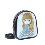 Princess Diamond Painting Leather Crossbody Chain Bag DIY Embroidery Purse Pouch
