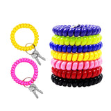 5PCS Key Holder Keychain Ring Organizer Key Wallet Tool Coil Spring