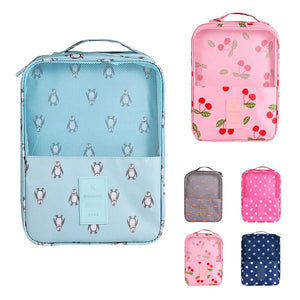 5PCS Travel Storage Bag Portable Organizer Shoe Sorting Pouch Handle Waterproof