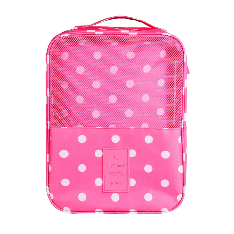 5PCS Travel Storage Bag Portable Organizer Shoe Sorting Pouch Handle Waterproof