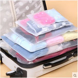 5PCS Travel Luggage Packing Cube Organizer Set Waterproof Cosmetic Bag