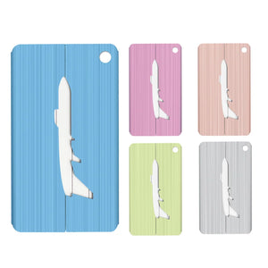 5Pcs Colorful Baggage Tags for Travel Name Label