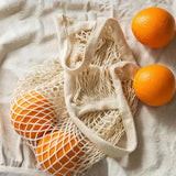 5Pcs Cotton String Shopping Bags Reusable Washable Fruit Vegetable Storage Mesh