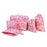 5Pcs Floral Travel Bags Women Clothes Underwear Bra Packing Cube Luggage