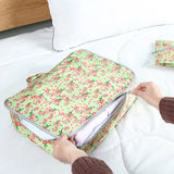 5Pcs Floral Travel Bags Women Clothes Underwear Bra Packing Cube Luggage