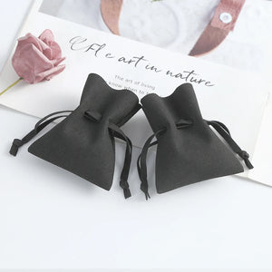5Pcs Microfiber Drawstring Jewelry Pouches for Bracelet Ring