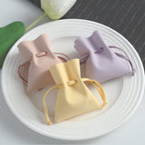 5Pcs Microfiber Drawstring Jewelry Pouches for Bracelet Ring