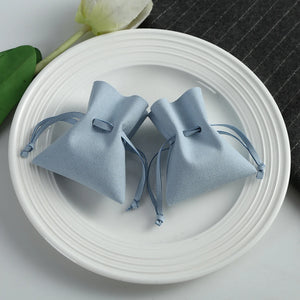 5Pcs Microfiber Drawstring Jewelry Pouches for Bracelet Ring