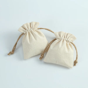 5pcs Burlap Jewelry Organizer Gift Bags 8x10cm Earrings Display Pouches