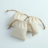 5pcs Burlap Jewelry Organizer Gift Bags 8x10cm Earrings Display Pouches