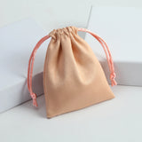 5pcs Flannel Jewelry Bags Christmas Wedding Candy Bags Party Decoration