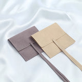 5pcs Microfiber Velvet Gift Bags Jewelry Organizer Wedding Earrings Necklace Pou