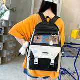 5pcs Large Capacity Backpack Set for Teens Girls