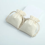 5pcs Cotton Jewelry Bags Necklace Earring Ring Pouch Wedding Party Gift Bag