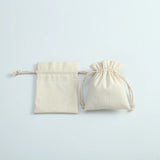 5pcs Cotton Jewelry Bags Necklace Earring Ring Pouch Wedding Party Gift Bag