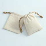 5pcs Cotton Jewelry Bags Necklace Earring Ring Pouch Wedding Party Gift Bag
