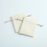 5pcs Cotton Jewelry Bags Necklace Earring Ring Pouch Wedding Party Gift Bag