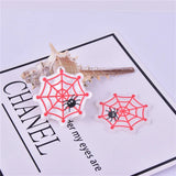 5pcs Acrylic Halloween Eyes Ghost Spider Web Skeleton Charms DIY Patch