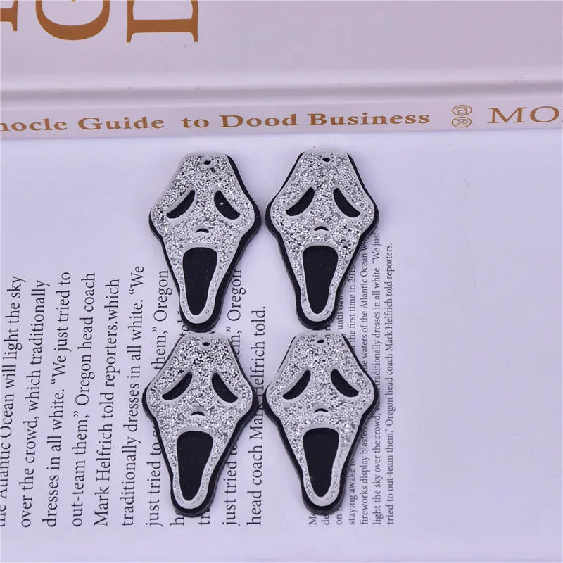 5pcs Halloween Skull DIY Patch for Crafts R66