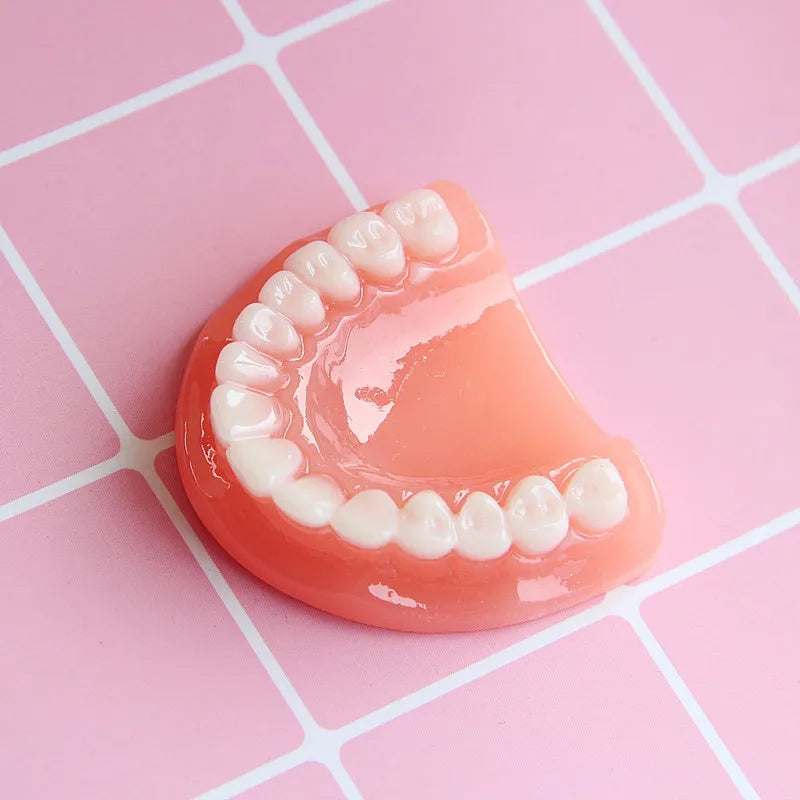 5pcs Halloween Tooth Pendant DIY Patch for Crafts Making