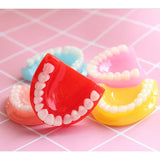 5pcs Halloween Tooth Pendant DIY Patch for Crafts Making