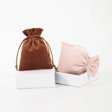 5pcs Velvet Jewelry Gift Bags 7x9cm Drawstring Pouch Wedding Favors Bag