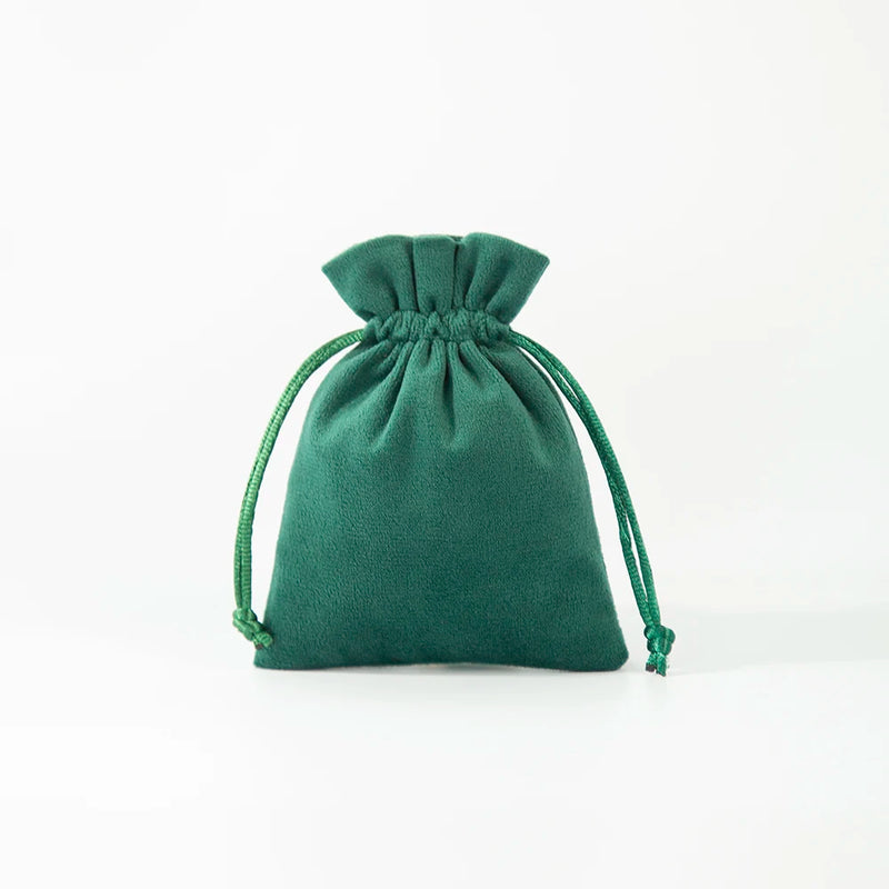 5pcs Velvet Jewelry Gift Bags 7x9cm Drawstring Pouch Wedding Favors Bag