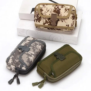 6.5 inch Camo Phone Holder Bag Waterproof Waist Pack