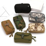 6.5-inch Phone Waist Bag Camo Waterproof Fanny Pack Outdoor Supplies