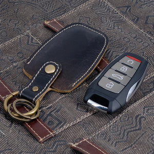 Leather Keychain for Car Keys Car accessories Chain for Car Key Holder