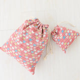 Casual Women Cotton Drawstring Shopping Bag Eco Reusable Grocery Storage