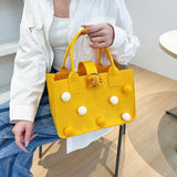 Cartoon Decoration Tote Bags for Women
