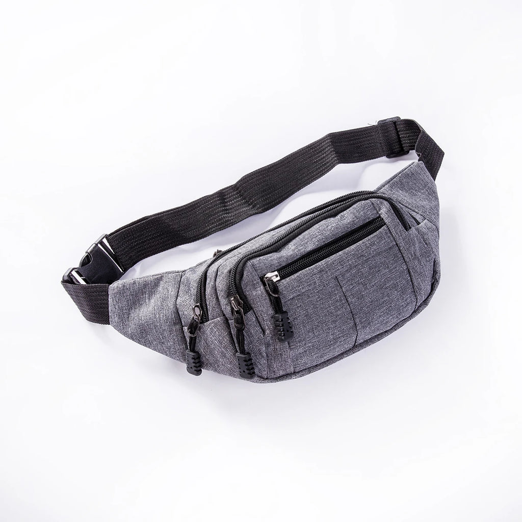 Waterproof Travel Bum Bag Fanny Pack Waist Bag Zipped Outdoor