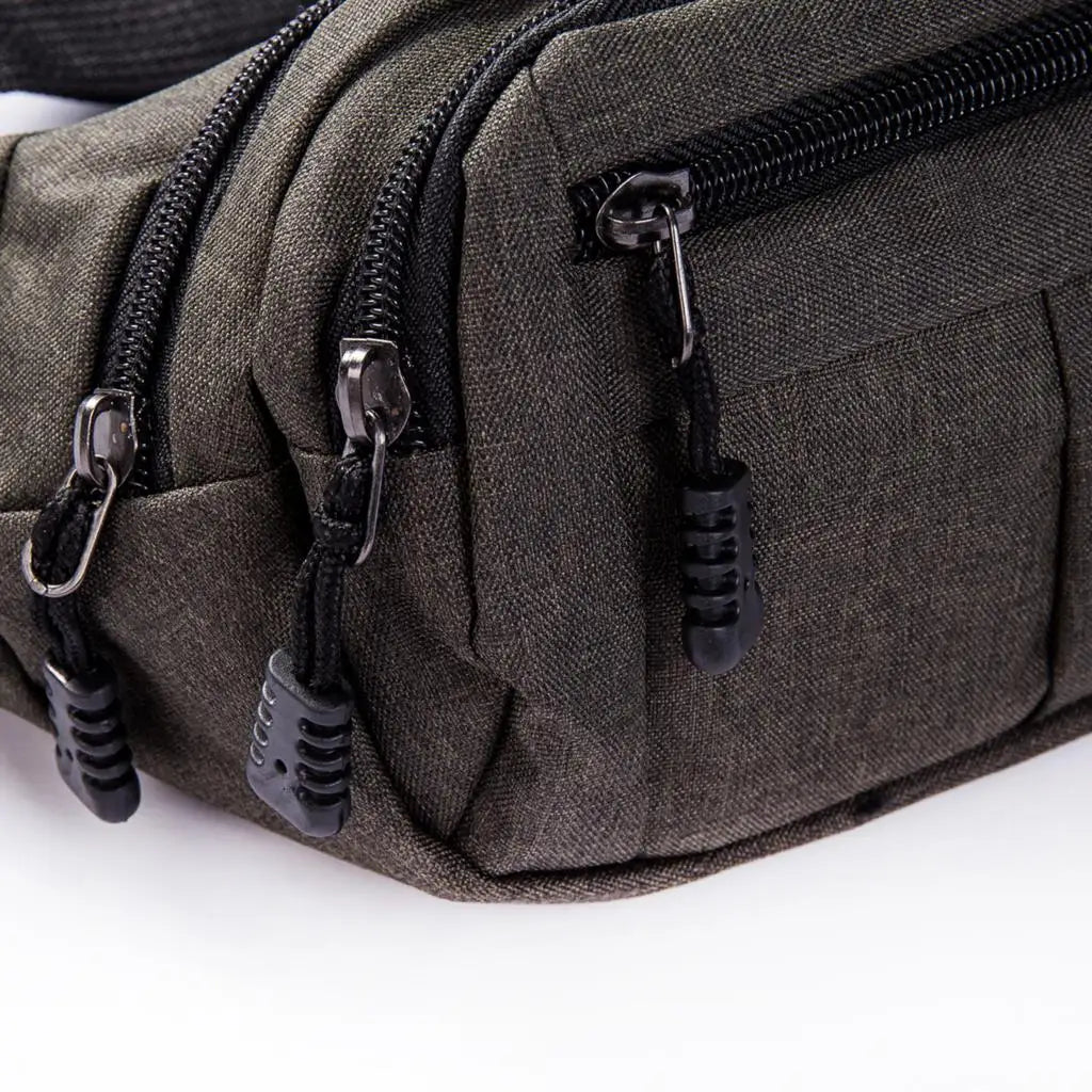 Waterproof Travel Bum Bag Fanny Pack Waist Bag Zipped Outdoor