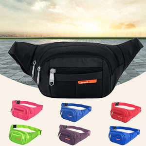 6 Colors Waist Pack Unisex Bum Bag Phone Money Pouch