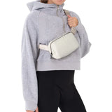6 Colors Outdoor Waist Bag Soft Plush Fanny Pack for Men Women